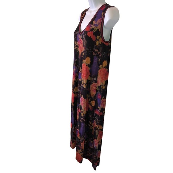 Johnny Was Bossa Nova V-Neck Maxi Dress Boho Chic XS EUC! - Picture 3 of 12